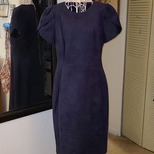 Calvin klein suede shift dress NWOT